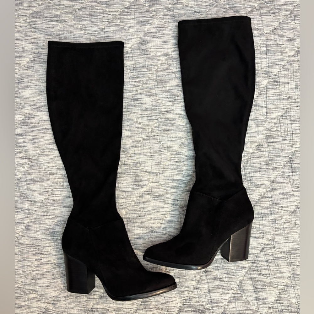 Marc Fisher Black Knee High Boots Sz 6 NWOT | Marc Fisher Knee High Black Boots- - Picture 2 of 7
